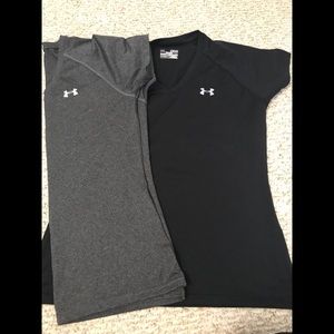 Under Armour dry-fit workout tops! BUNDLE!!